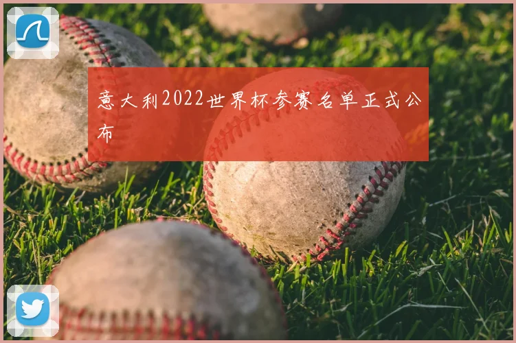 意大利2022世界杯参赛名单正式公布